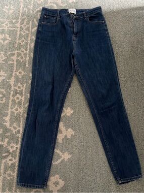 Sezane Women's Straight-Leg Jeans in Deep Indigo
